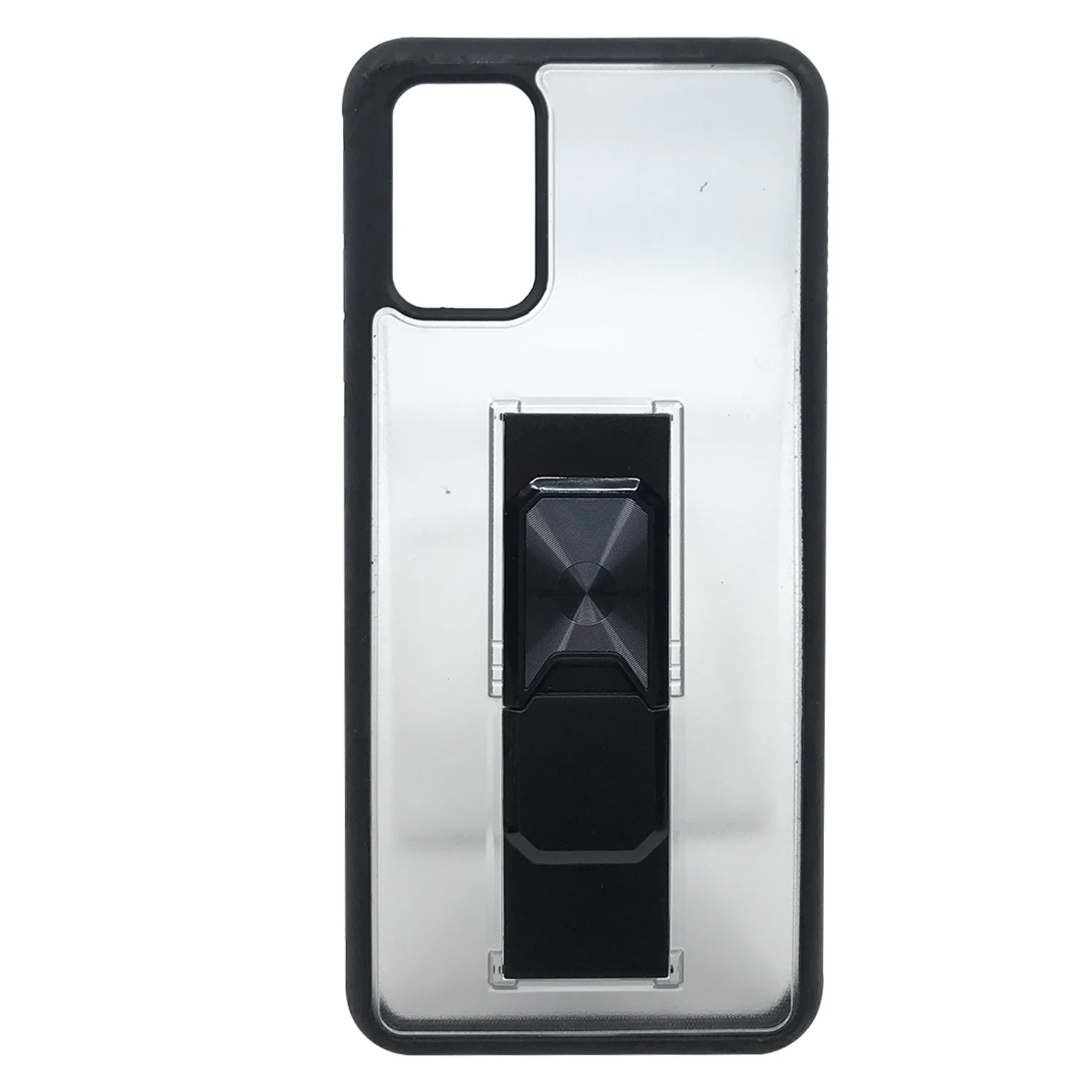 Nettech Samsung Galaxy A02S Uyumlu MicroCase Mıknatıs Yüzüklü Arka Koruma Kılıf (Beyaz) NT-86946
