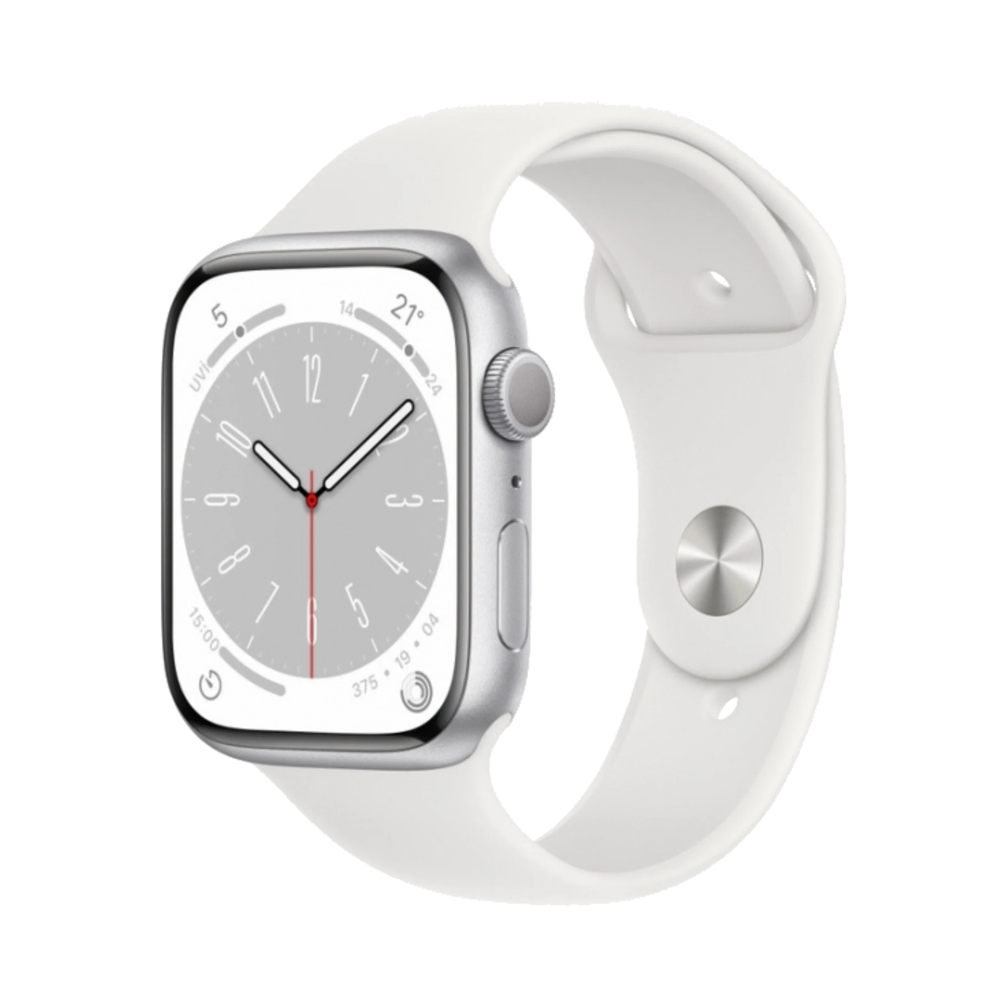 Apple Watch Series 8 - Alüminyum - 45mm - GPS - Gümüş