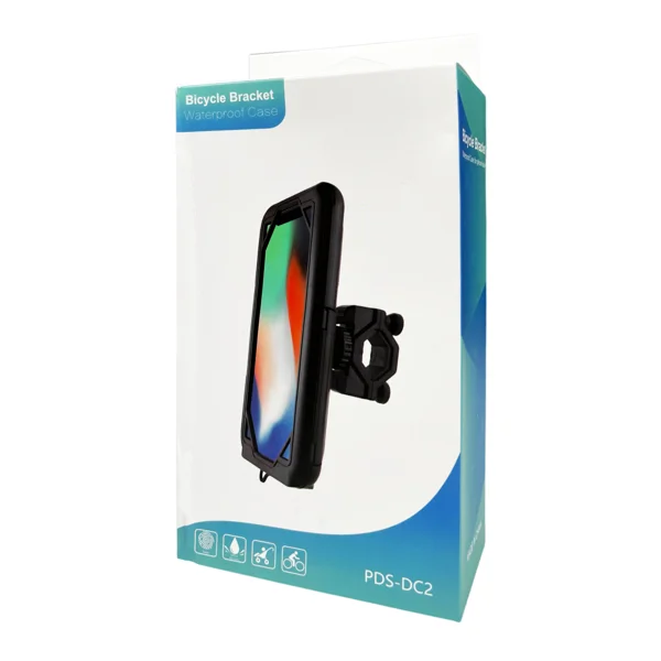 Teknonet PDS-DC2 Bisiklet-Motosiklet 360 Dönerli Telefon Tutucu (Siyah) NT-111760