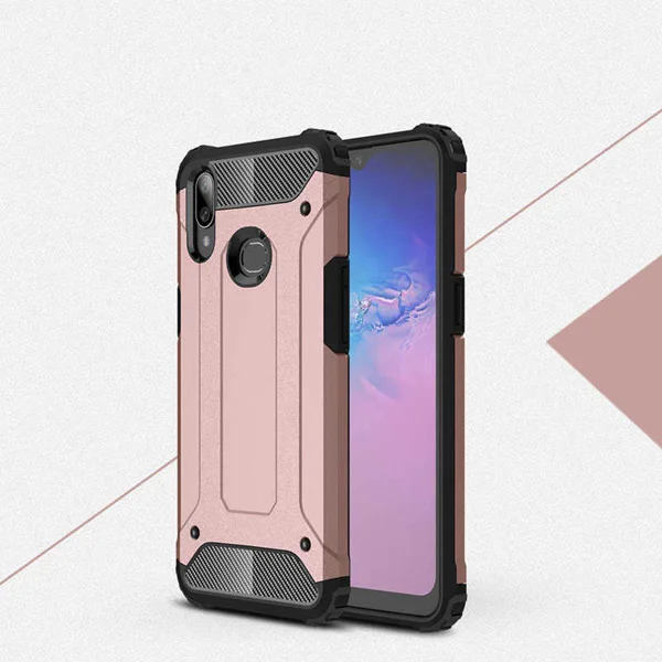 Galaxy A10S Kılıf Zore Crash Silikon Kapak - Rose Gold - 1