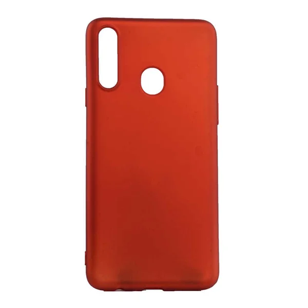 Galaxy A20S Kılıf Zore Premier Silikon Kapak - Kırmızı - 1