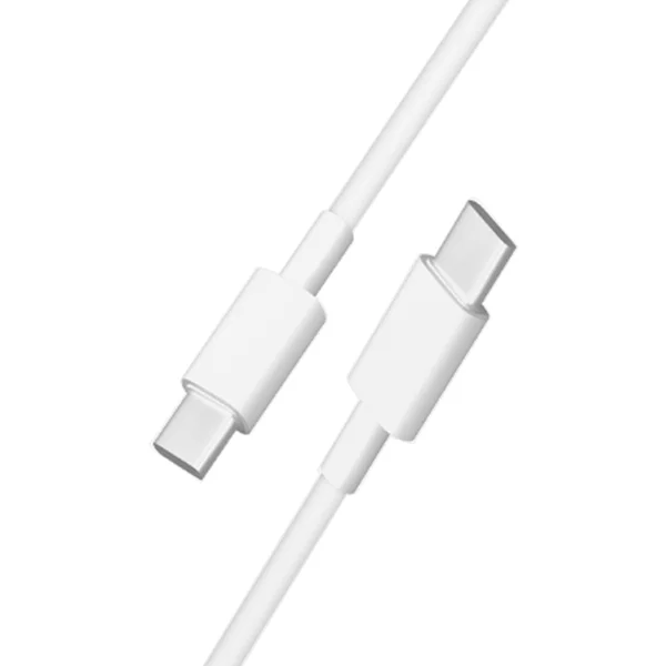 Teknonet TN-DC14 PD 20W QC3.0A Plastik 100 Cm Type-C To Type-C Şarj ve Data Kablosu (Beyaz) NT-92580