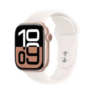 Apple Watch Series 10 - Alüminyum - 42mm - GPS + Cellular - Roze Altın