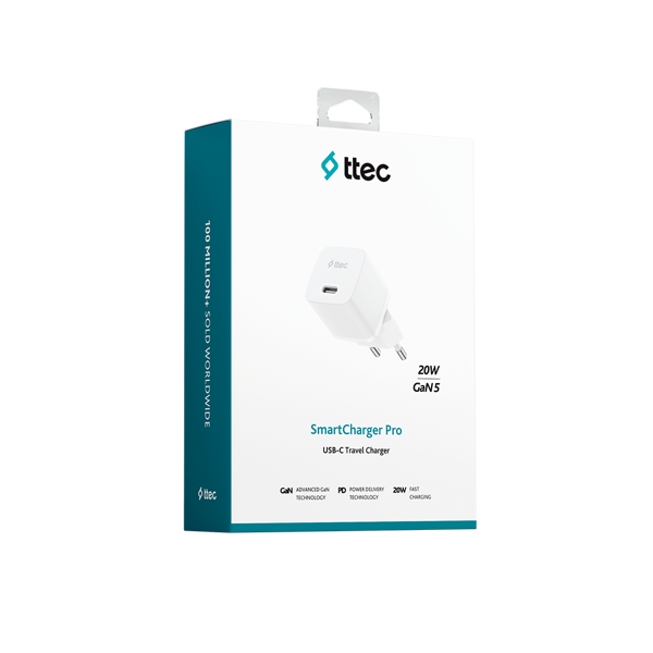 Ttec SmartCharger 20W PD Seyahat Hızlı Şarj Aleti 2SCP01B - 3