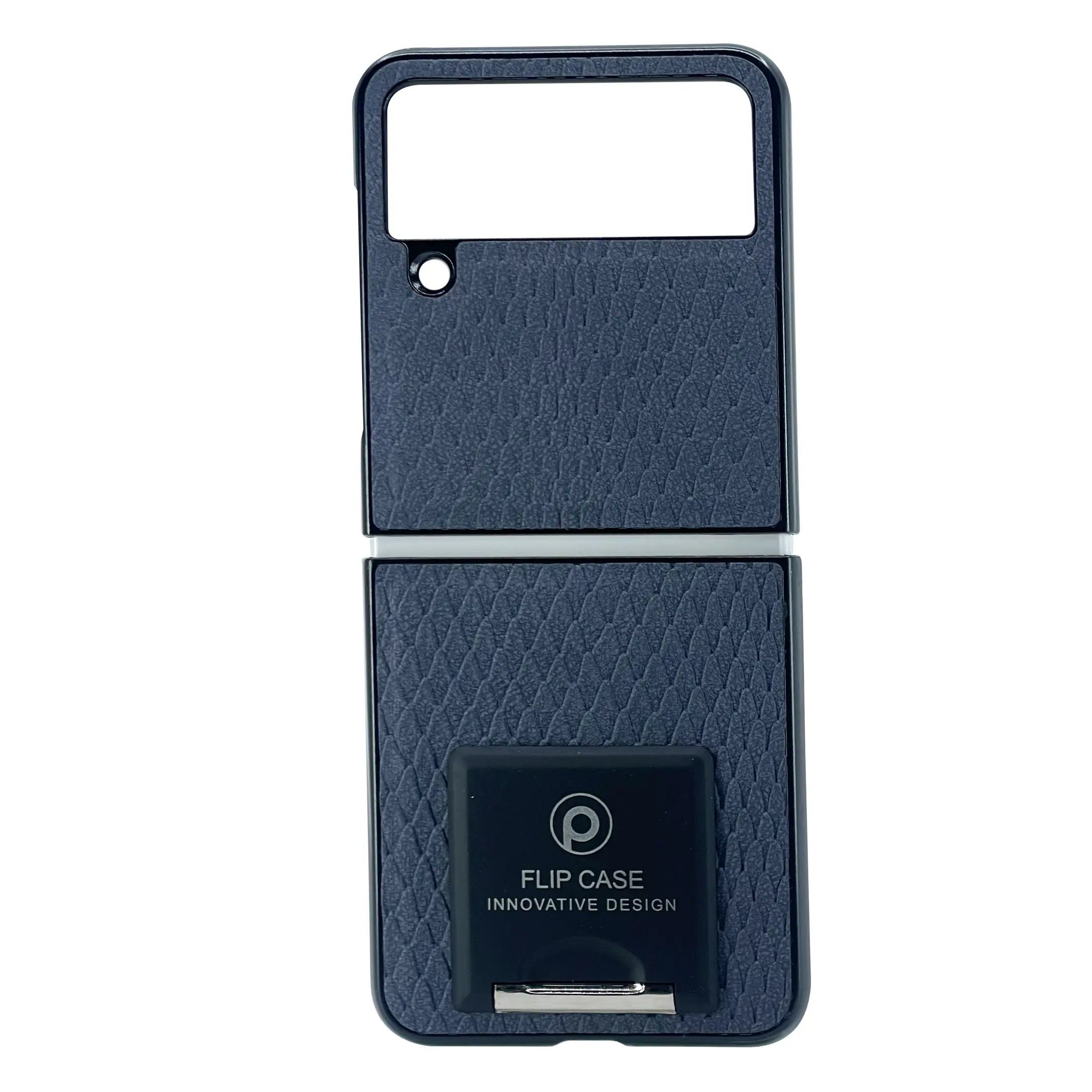 Nettech Samsung Galaxy Z Flip 3 Uyumlu Ultra Korumalı Arka Koruma Kılıf (Lacivert) NT-104196