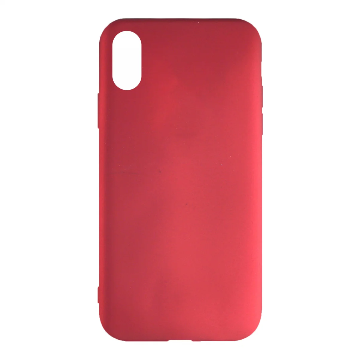 Nettech Apple iPhone XS Max Uyumlu Arka Koruma Arka Koruma Kılıf (Kırmızı) VR-12356
