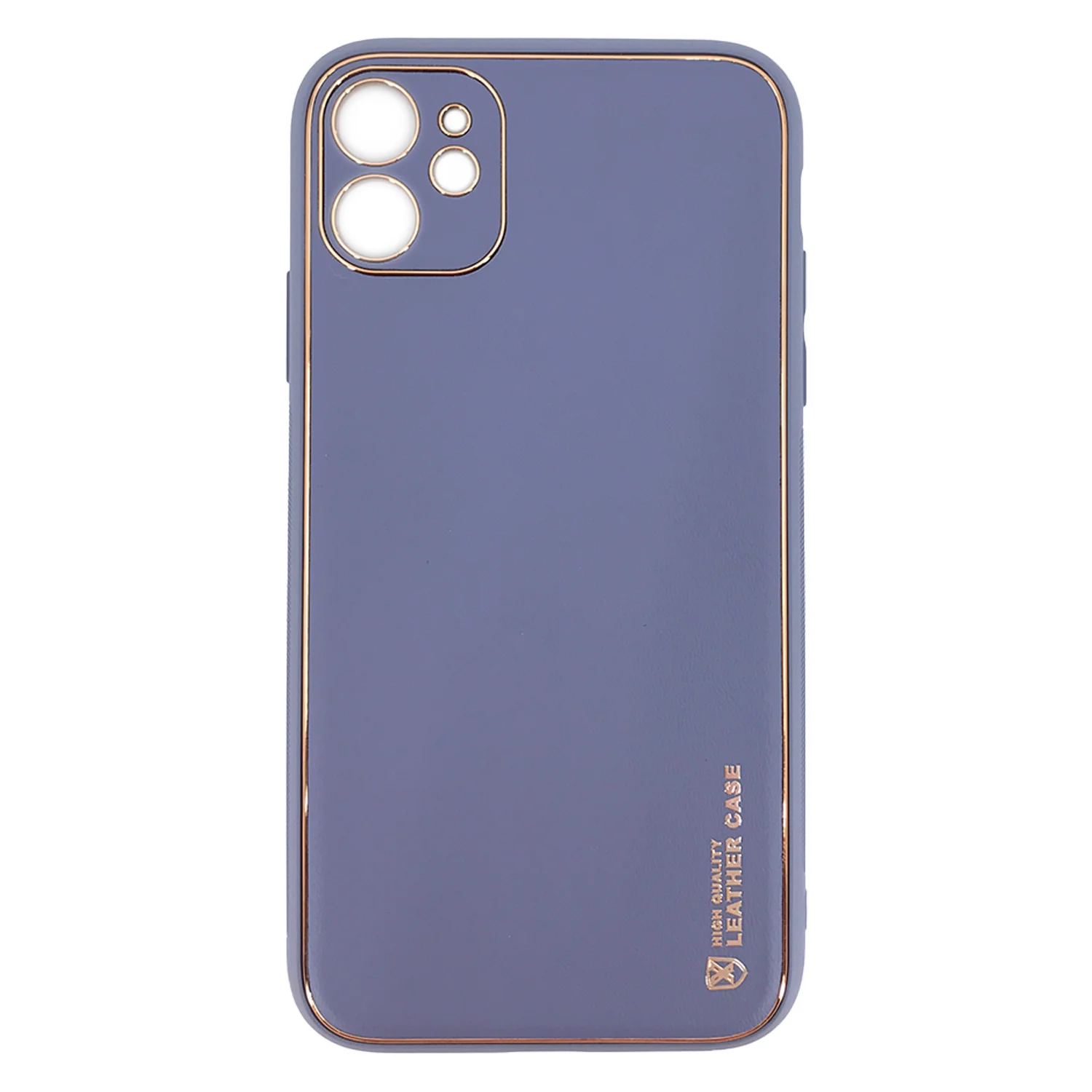 Nettech Apple iPhone 11 Uyumlu Coco Leather Seri Arka Koruma Kılıf (Gri) NT-84715