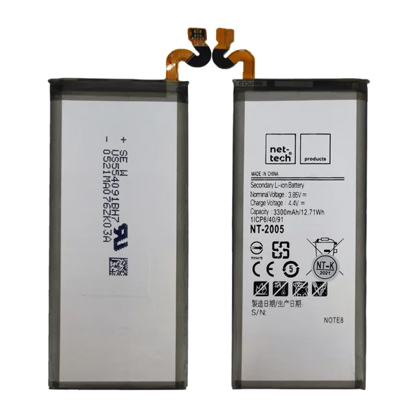 Teknonet Samsung Galaxy N950 Note 8 Uyumlu Nettech NT-2005 3300 MAh Batarya NT-85728 - 1