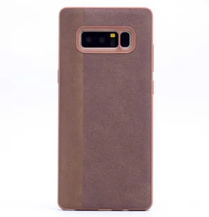 Galaxy Note 8 Kılıf Zore City Silikon - Kahverengi