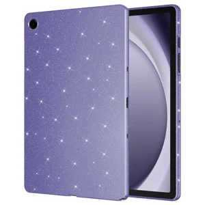 Galaxy Tab S8 Simli Parlak Görünümlü Zore Tablet Koton Kılıf - Derin Mor