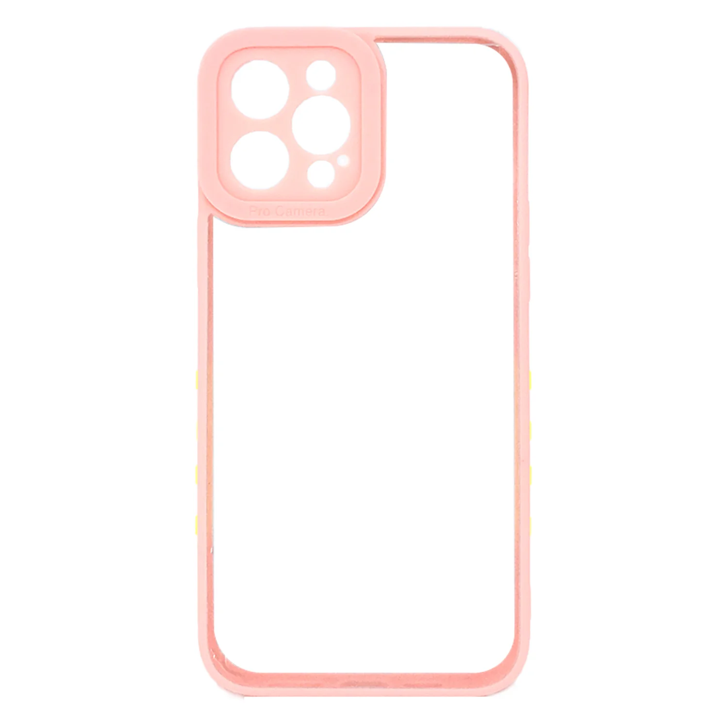 Nettech Apple iPhone 12 Pro Max Uyumlu Güçlü Kamera Koruma Arka Koruma Kılıf (Pembe) NT-92067