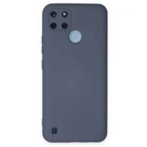 Nettech Realme C25Y Uyumlu Lansman Seri Arka Koruma Kılıf (Gri) NT-100157