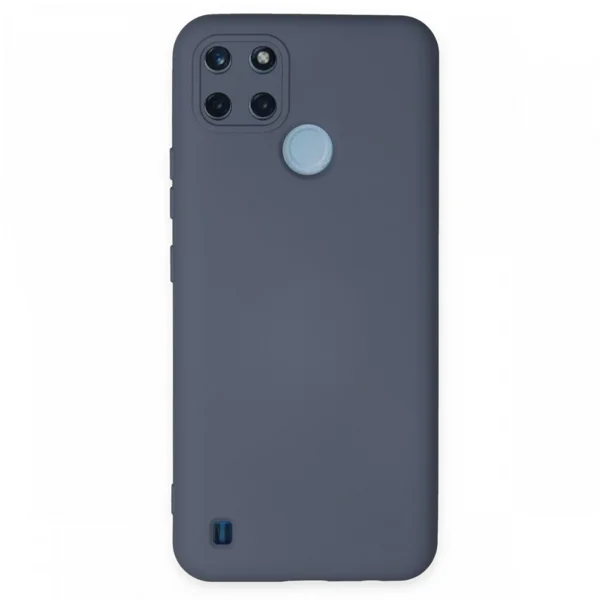 Nettech Realme C25Y Uyumlu Lansman Seri Arka Koruma Kılıf (Gri) NT-100157 - 1