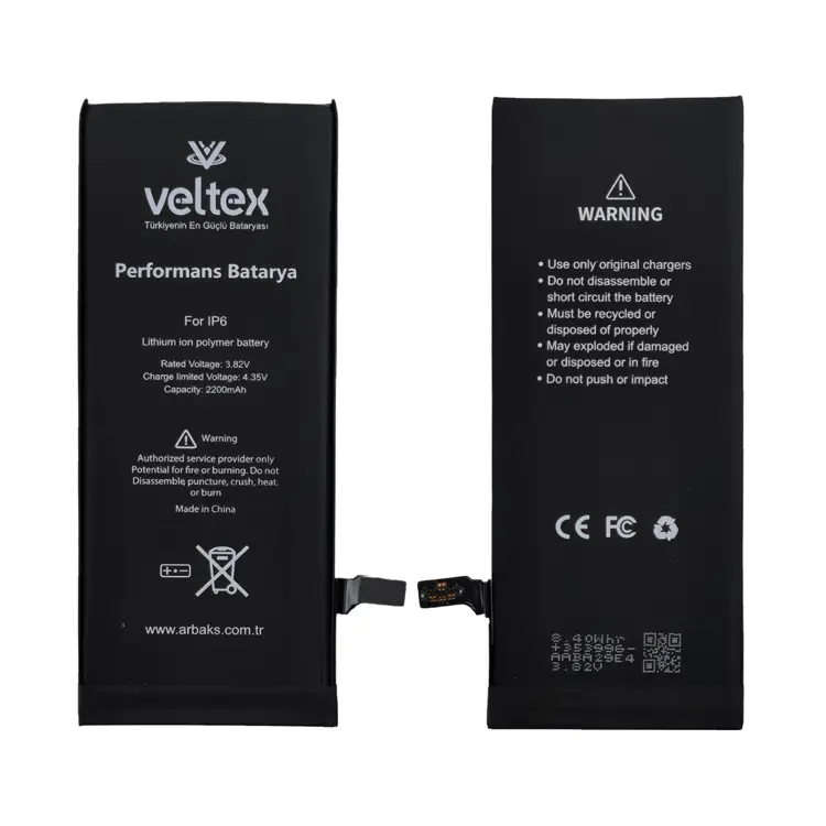 Teknonet Apple iPhone 6 Uyumlu Veltex 2200 MAh Batarya NT-96170