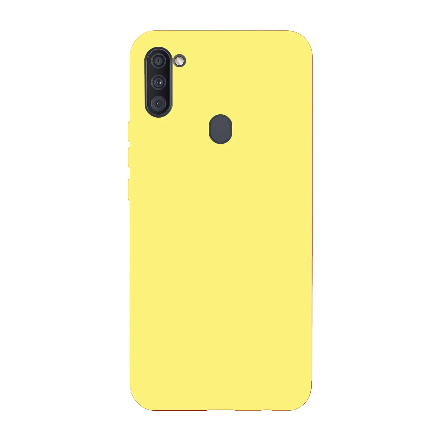 Nettech Samsung Galaxy A11 Uyumlu Nano Arka Koruma Kılıf (Sarı) NT-82044