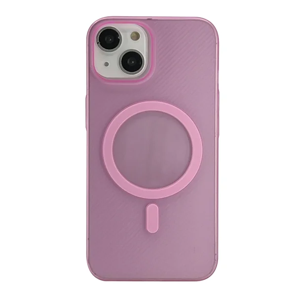 Nettech Apple iPhone 15 Uyumlu NT-N010 Slim Magsafe Arka Koruma Kılıf (Pembe) NT-104502 - 1