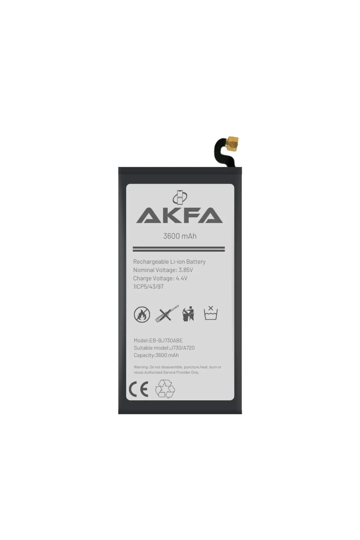 Samsung Galaxy A720 Telefon Batarya