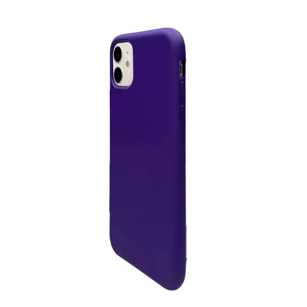 Nettech Apple iPhone 11 Uyumlu Nano Arka Koruma Kılıf (Mor) VR-19294 - 2