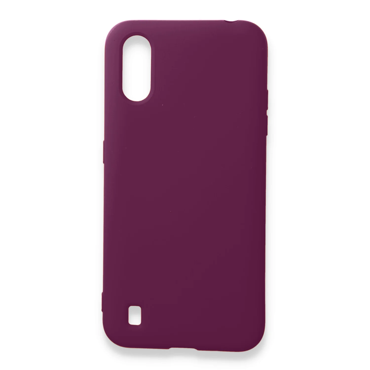 Nettech Samsung Galaxy A01 Uyumlu Nano Arka Koruma Kılıf (Mürdüm) NT-87253