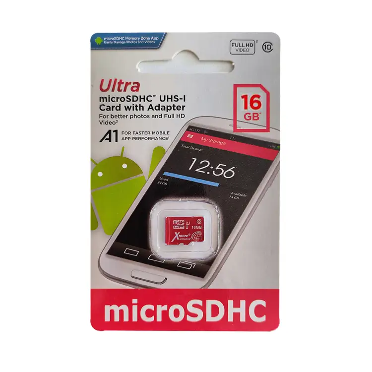 Nettech 16 Gb Micro Sd Hafıza Kartı (Kırmızı) NT-96118