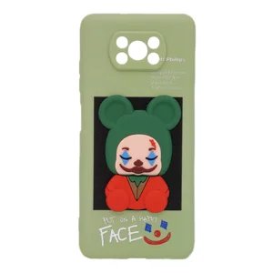 Nettech Xiaomi Poco X3 NFC Uyumlu Three D Case Seri Arka Koruma Kılıf (Yeşil) NT-95104