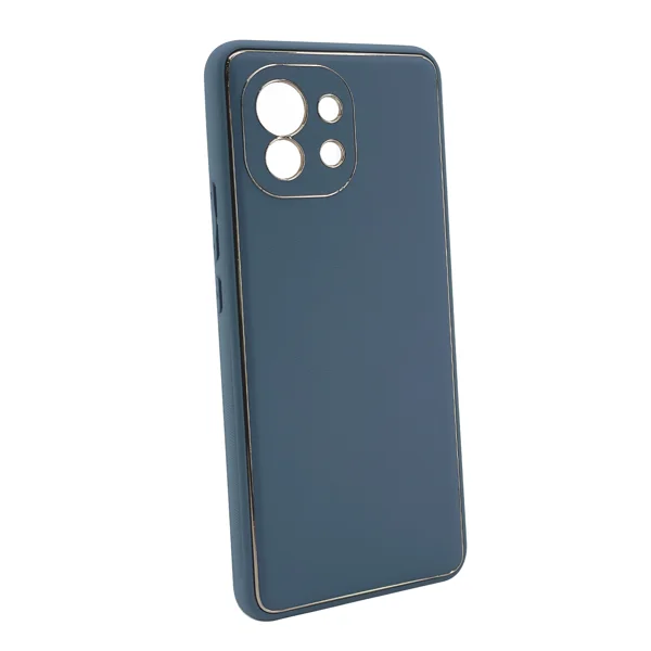 Nettech Xiaomi Mi 11 Uyumlu Coco Leather Seri Arka Koruma Kılıf (Gri) NT-99675 - 2