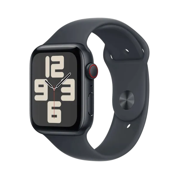 Apple Watch SE - Alüminyum - 44mm - Cellular - Gece yarısı - 1