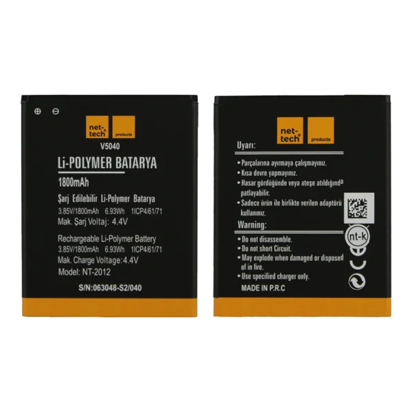 Teknonet Vestel Venüs V3 5040 Uyumlu Nettech NT-32454 1800 MAh Batarya NT-32454