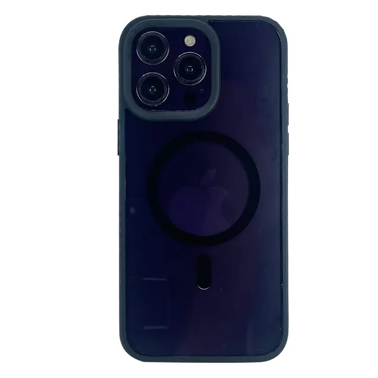 Nettech Apple iPhone 14 Pro Uyumlu Şovalye Magsafe Seri Arka Koruma Kılıf (Siyah) NT-103119