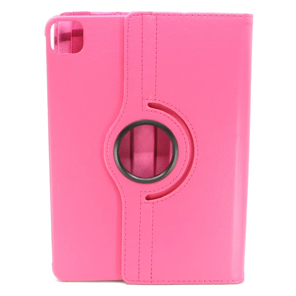 Nettech Apple iPad Pro 11 inç 2.Nesil 2020 Uyumlu 3 Kameralı Döner Standlı Kapaklı Kılıf (Pembe) NT-81084 - 2