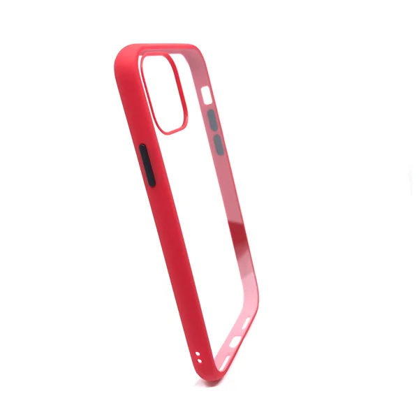 Nettech Apple iPhone 12 Pro Max Uyumlu Crystal Hybrid Seri Arka Koruma Kılıf (Kırmızı) NT-88807 - 2