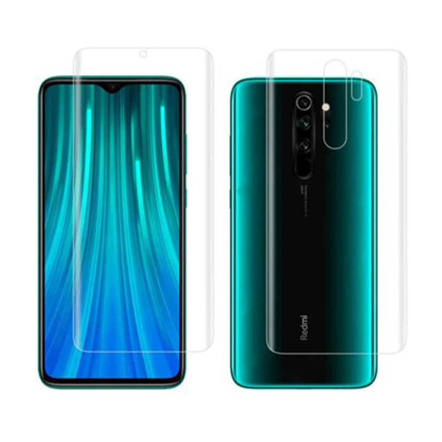 Exquıs Xiaomi Redmi Note 8 Uyumlu Arka Koruma 360 Full Kaplama (Şeffaf) NT-80767