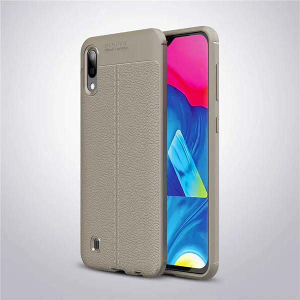 Galaxy M10 Kılıf Zore Niss Silikon Kapak - Gri - 1