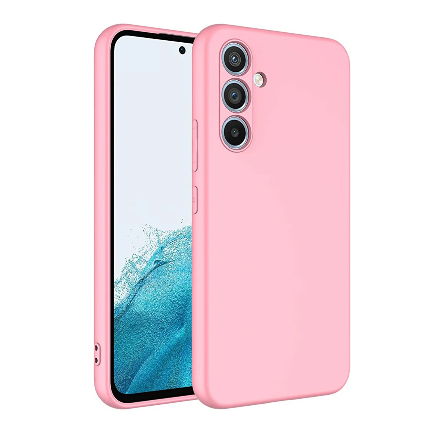Nettech Samsung Galaxy A34 5G Uyumlu Nano Arka Koruma Kılıf (Pembe) NT-101035