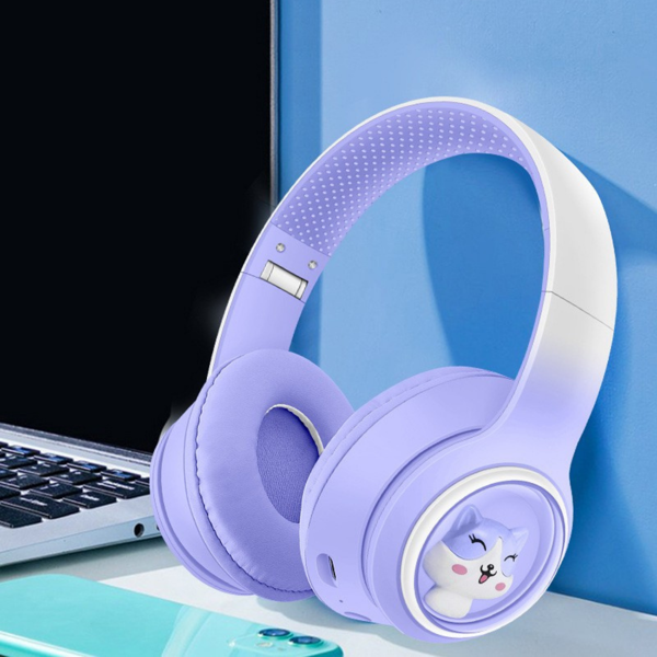 Nettech NT-BTH20 Kulak Üstü Kulak Üstü Kulaklık (Mor) NT-106773 - 3