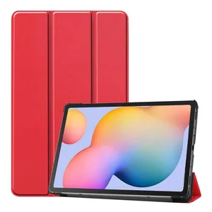 Galaxy Tab S7 FE LTE (T737-T736-T733-T730) Zore Smart Cover Standlı 1-1 Kılıf - Kırmızı