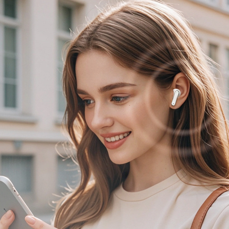 Nettech NT-BTH24 Kulakiçi Bluetooth Kulaklık (Krem) NT-107855