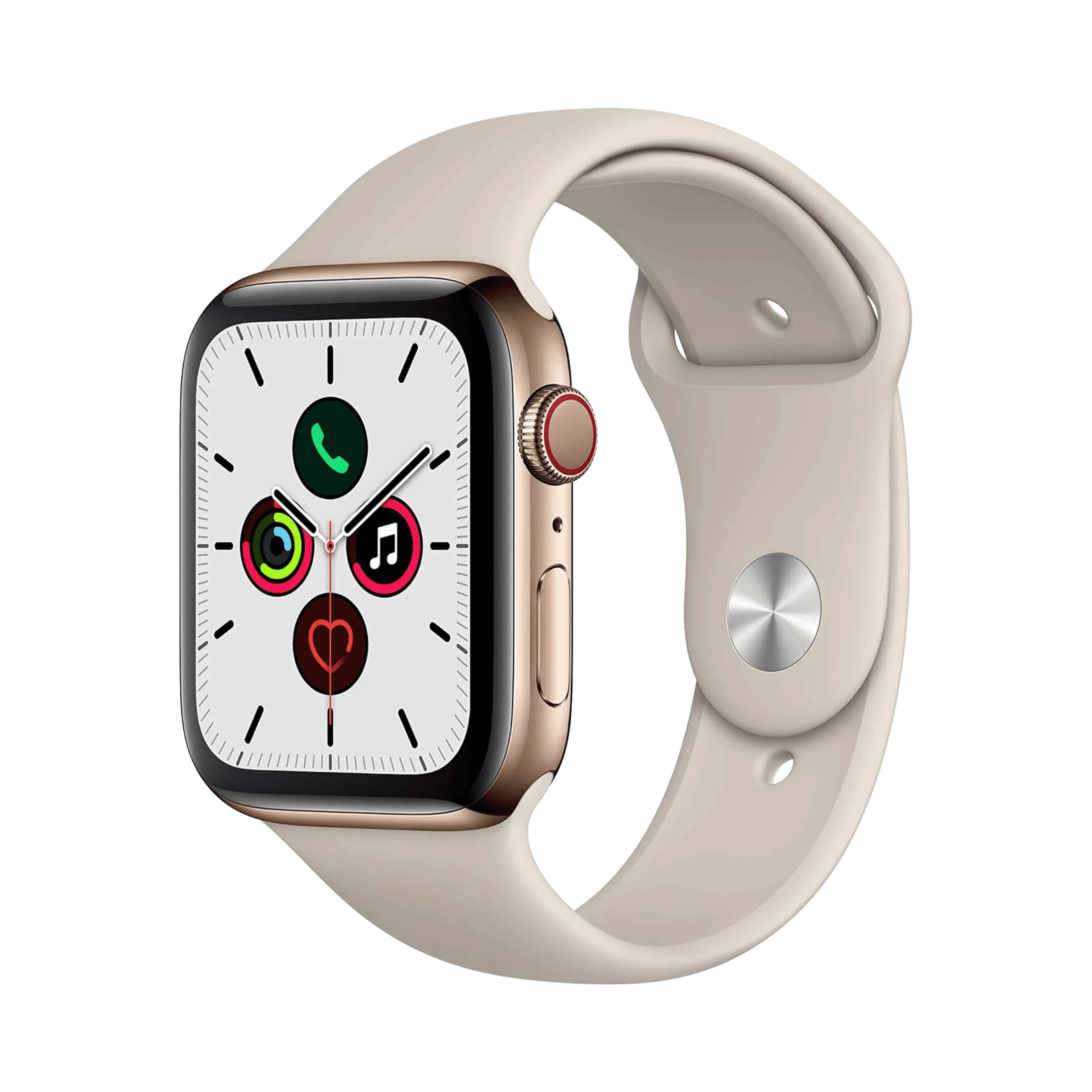 Apple Watch Series 5 - Paslanmaz Çelik - 44mm - Cellular - Altın