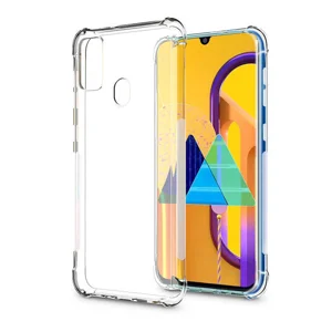 Galaxy M30S Kılıf Zore Nitro Anti Shock Silikon - Renksiz
