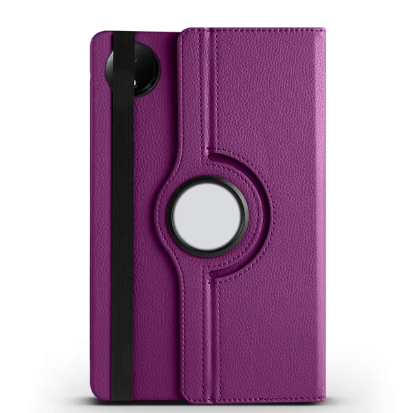 Xiaomi Redmi Pad SE 8.7 Zore Dönebilen Standlı Kılıf - Mor - 1