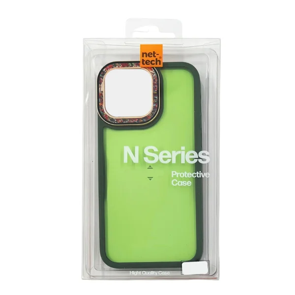 Nettech Apple iPhone 14 Pro Max Uyumlu NT-N027 Diamond Arka Koruma Kılıf (Yeşil) NT-106922 - 3