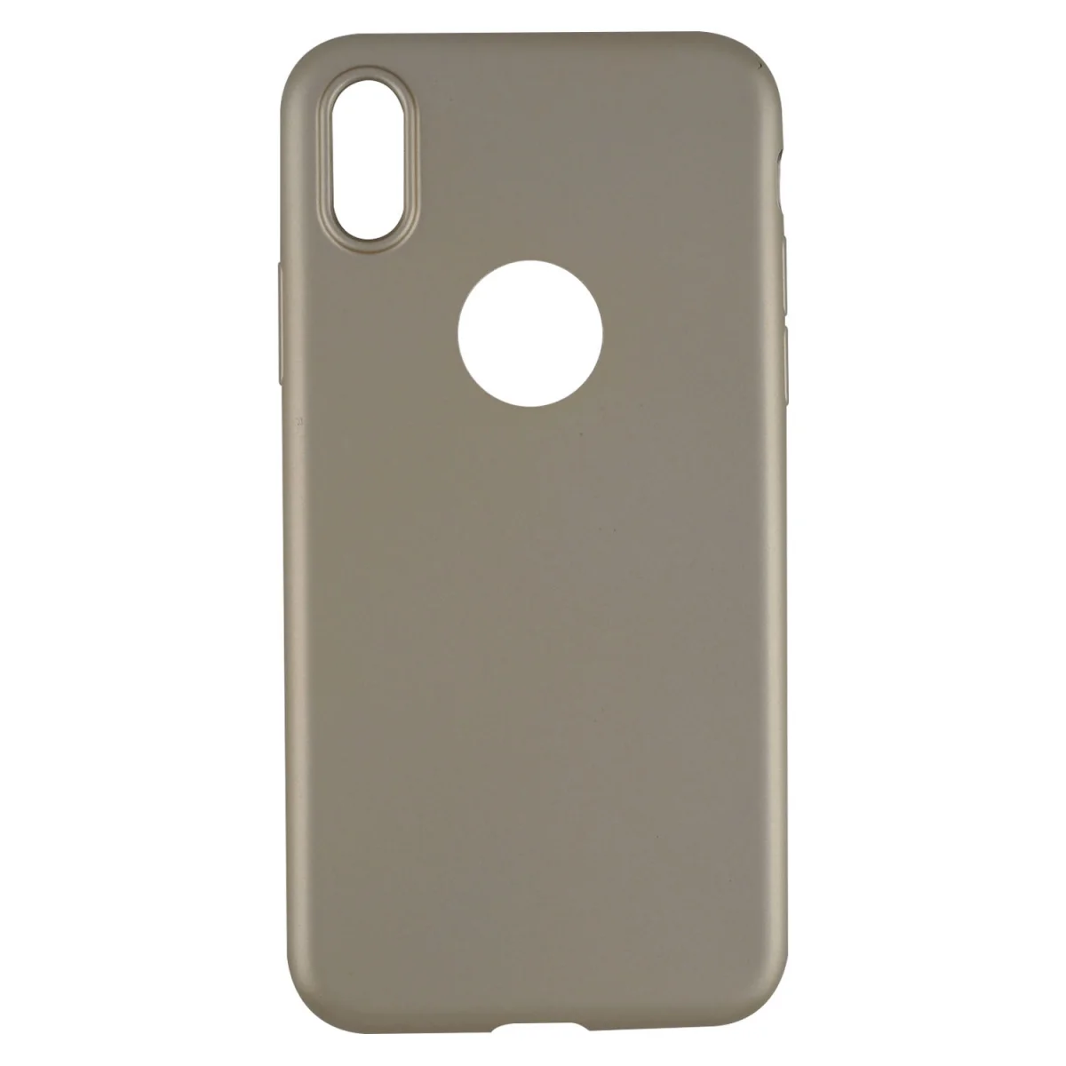 Nettech Apple iPhone X Uyumlu Suide Arka Koruma Kılıf (Gold) VR-3536