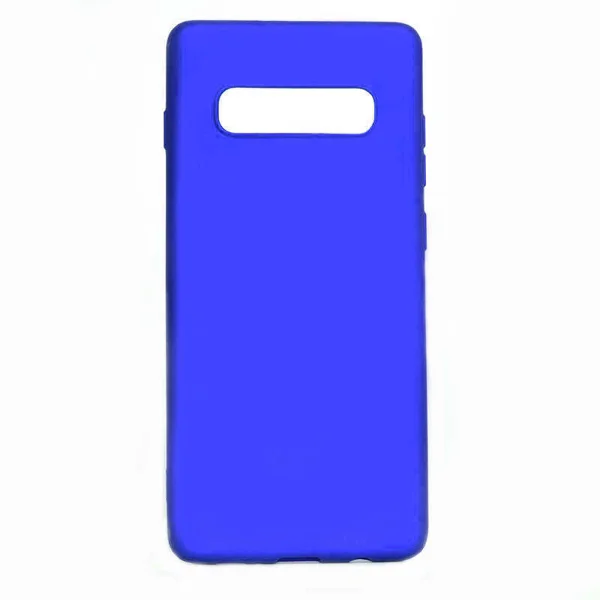 Galaxy S10E Kılıf Zore Premier Silikon Kapak - Saks Mavi - 1