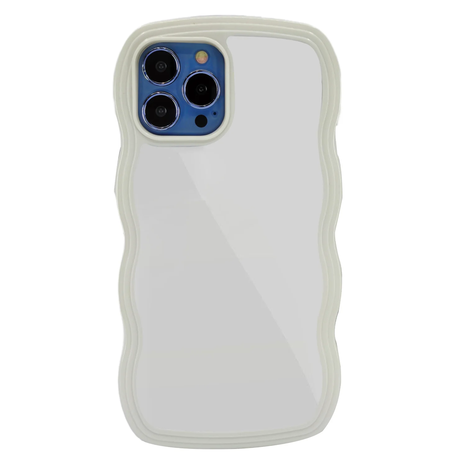 Nettech Apple iPhone 13 Pro Max Uyumlu Aynalı Seri Arka Koruma Kılıf (Beyaz) NT-96294