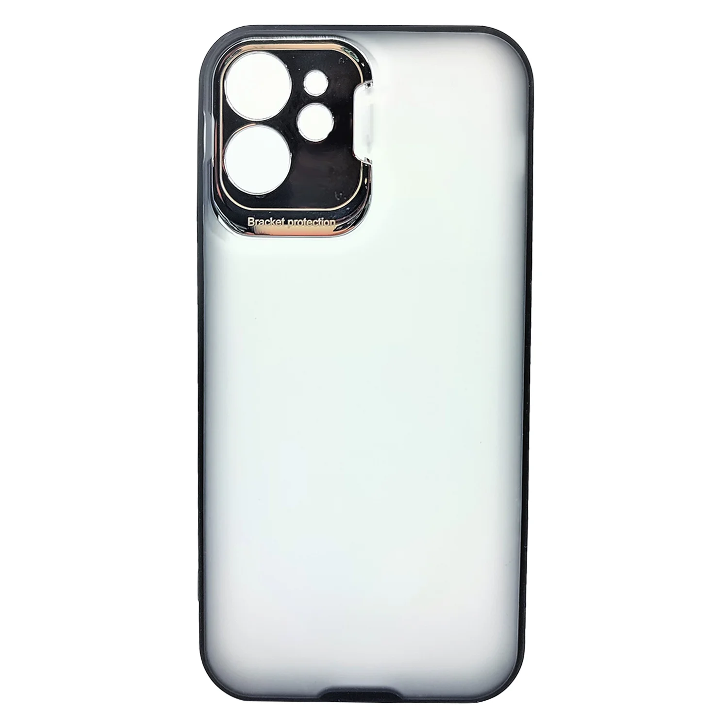 Nettech Apple iPhone 12 Uyumlu Fluence Seri Arka Koruma Kılıf (Siyah) NT-88844