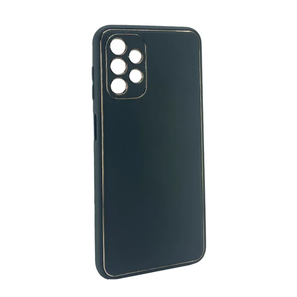 Nettech Samsung Galaxy A33 Uyumlu Coco Leather Seri Arka Koruma Kılıf (Yeşil) NT-99875 - 2