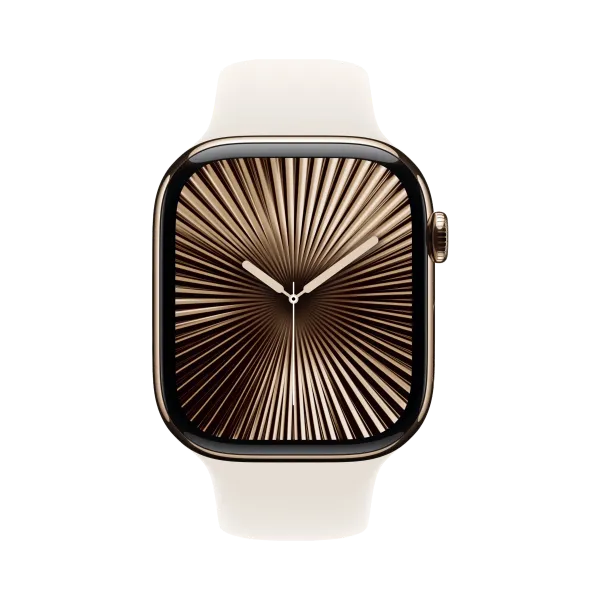 Apple Watch Series 10 - Titanyum - 46mm - Cellular - Altın - 2