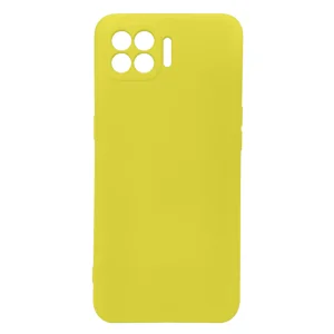 Nettech Oppo Reno 4 Lite Uyumlu Nano Arka Koruma Kılıf (Sarı) NT-82660