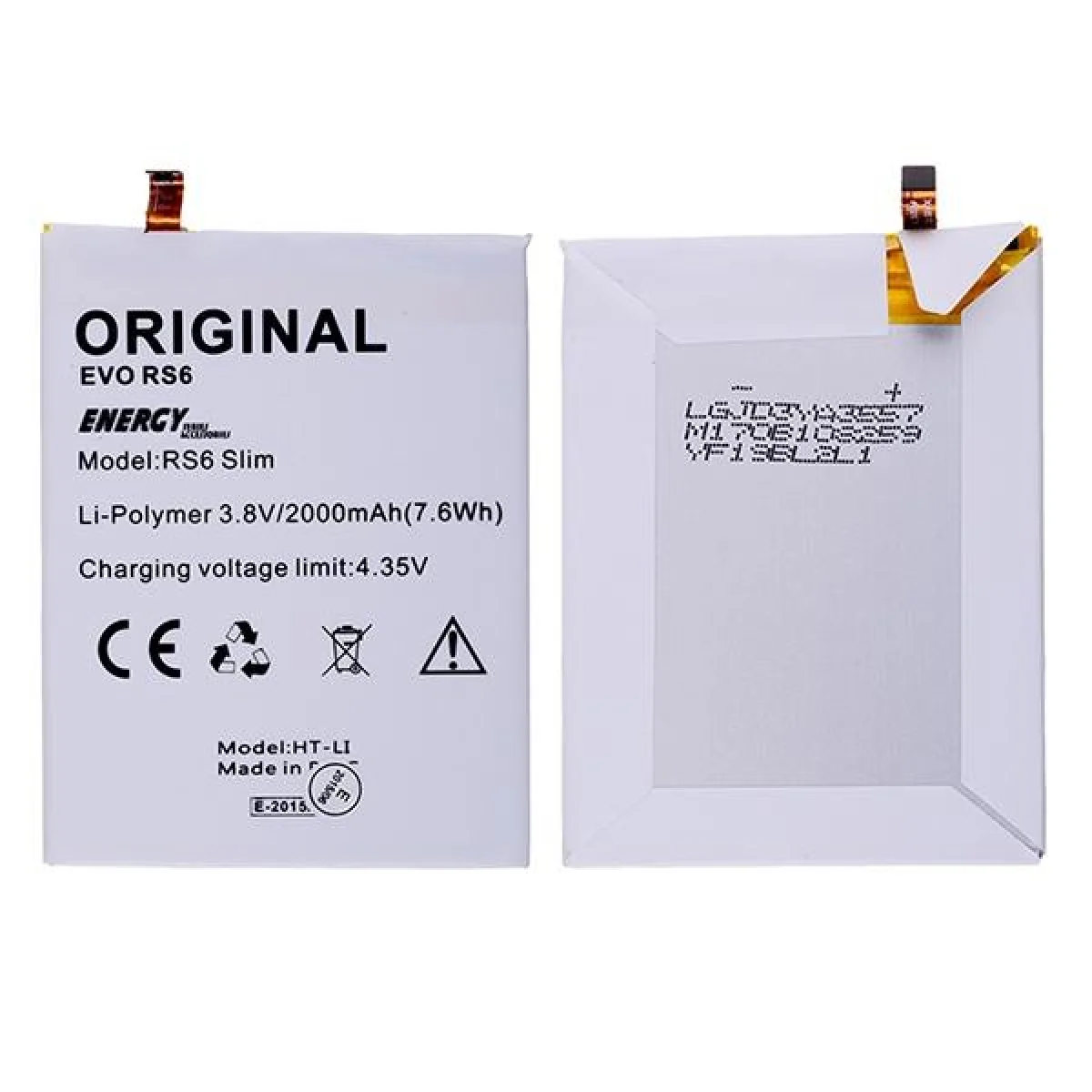 Teknonet Evo Rs 6 Uyumlu Evo RS16 2000 MAh Batarya NT-13804