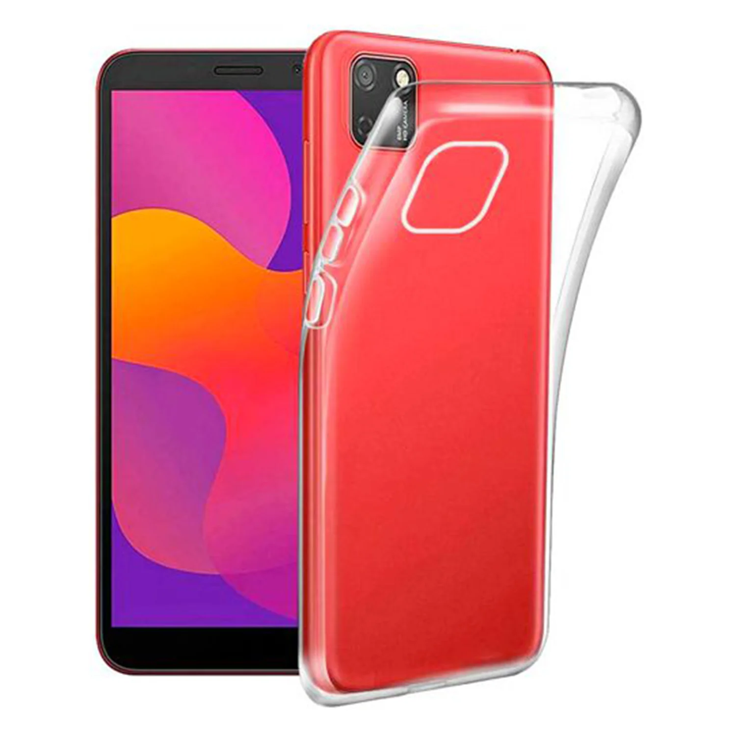 Nettech Huawei Y5p Uyumlu Lüx Seri Arka Koruma Kılıf (Şeffaf) NT-80238